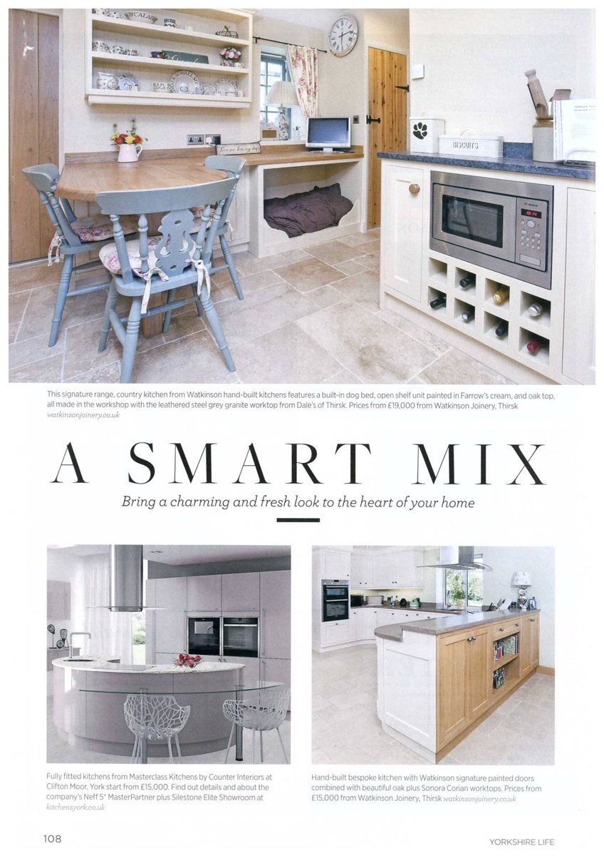 Thank you to <a href="/Yorkshire_Life/">Yorkshire Life</a> for featuring our Nevada range in your lovely kitchens feature