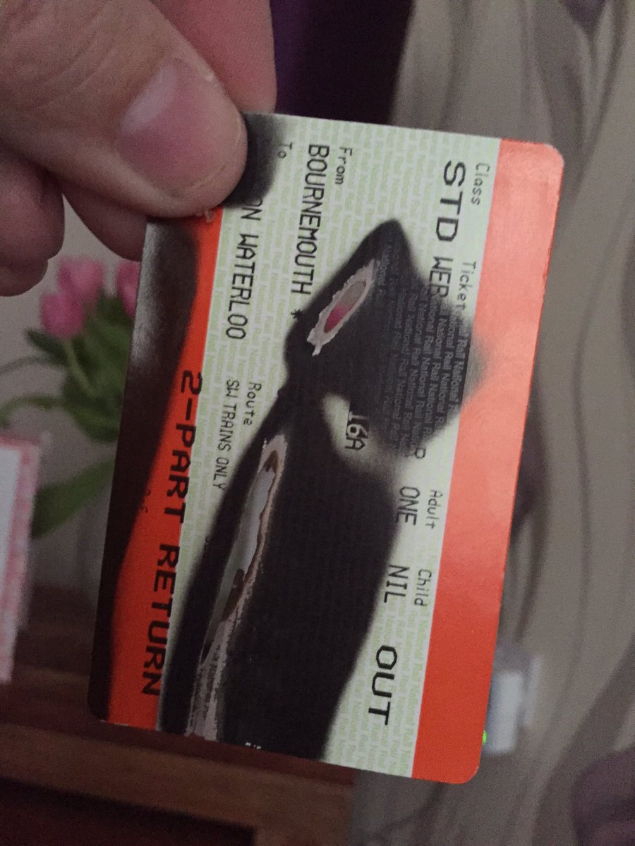 BmthChris's tweet photo. @SW_Trains got my tickets for a trip to London next month in the post today! #qualitycontrol #useless https://t.co/kcM7NqEhfF