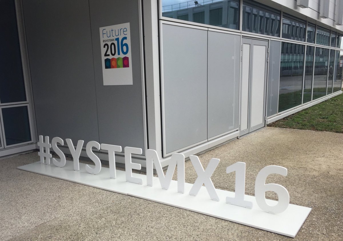 IRTSystemX's tweet photo. #SystemX16 c'est la fin... Merci aux 500 visiteurs, aux intervenants et aux équipes de recherche #SystemX ! https://t.co/uNuDuKuzTX