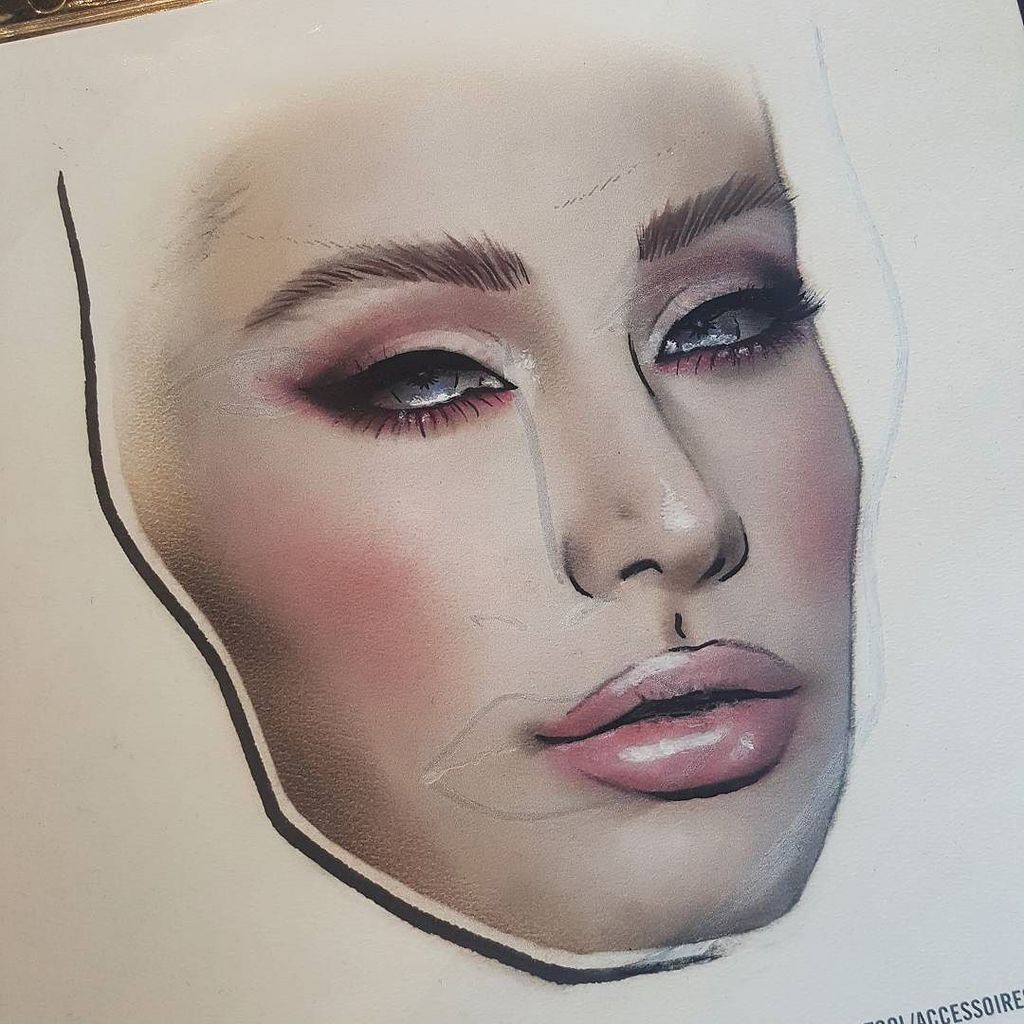 Enkore Makeup Face Chart App