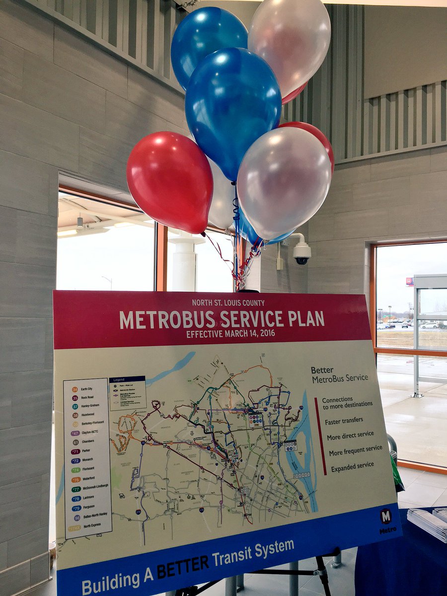 DowntownStLouis's tweet photo. Celebrating our neighbors to the north, with today's @STLMetro Transit Center ribbon cutting! #stlmetro #stltransit https://t.co/8pGo2KQFzv