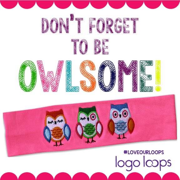 LogoLoopsLLC's tweet photo. Ur girls will look OWLsome in this Owl Loop! Buy online --> https://t.co/X2XDV6a8U2 #loveourloops https://t.co/t7EEzTZzFc