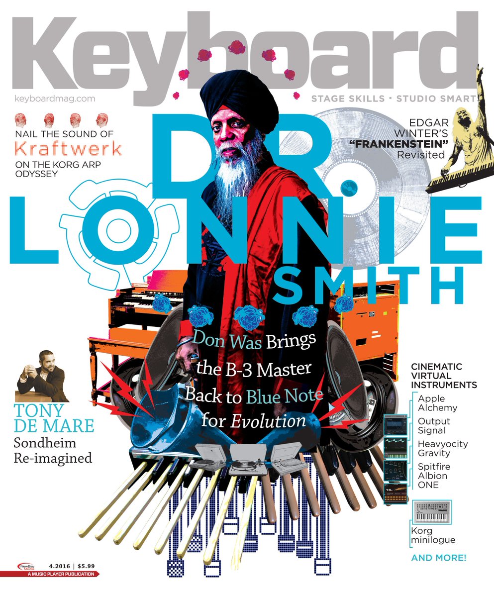bluenoterecords's tweet photo. Check out the great #DrLonnieSmith on the cover of @KeyboardMag! New album Evolution out now https://t.co/82j4Qzy0m5 https://t.co/yvGQgPfWWt