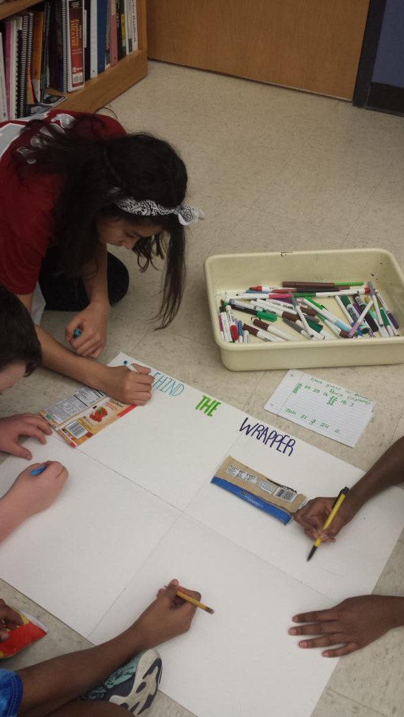 tmbruley's tweet photo. 6 grade food science create posters about hidden sugar in popular food products. #cmscavalier #fcpsvpa #fcps https://t.co/SoawVa49mb