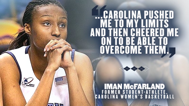 GoHeels's tweet image. .@ImanLeslie shares some of the experiences that her talent afforded her at Carolina: bit.ly/1R9tEQI.