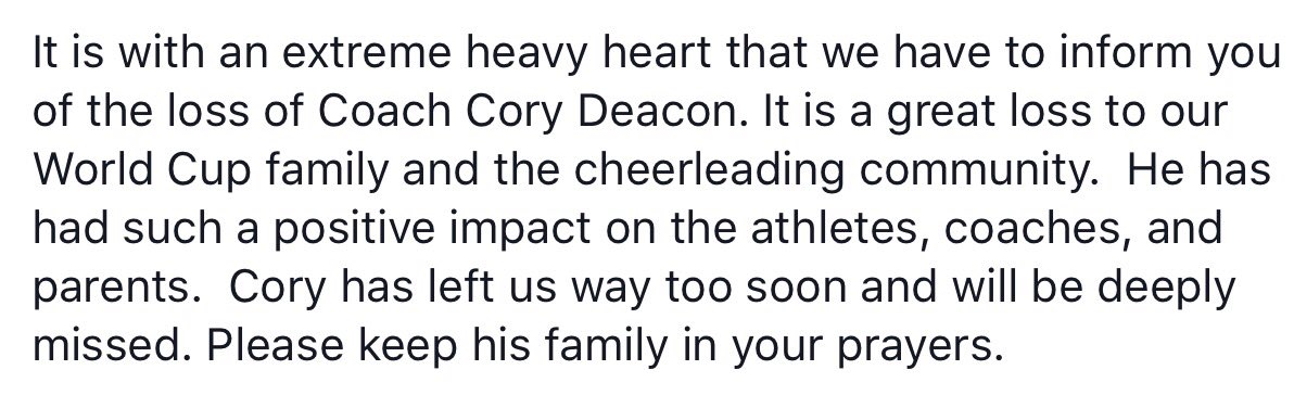 worldcupeaston's tweet image. RIP Coach Cory💔