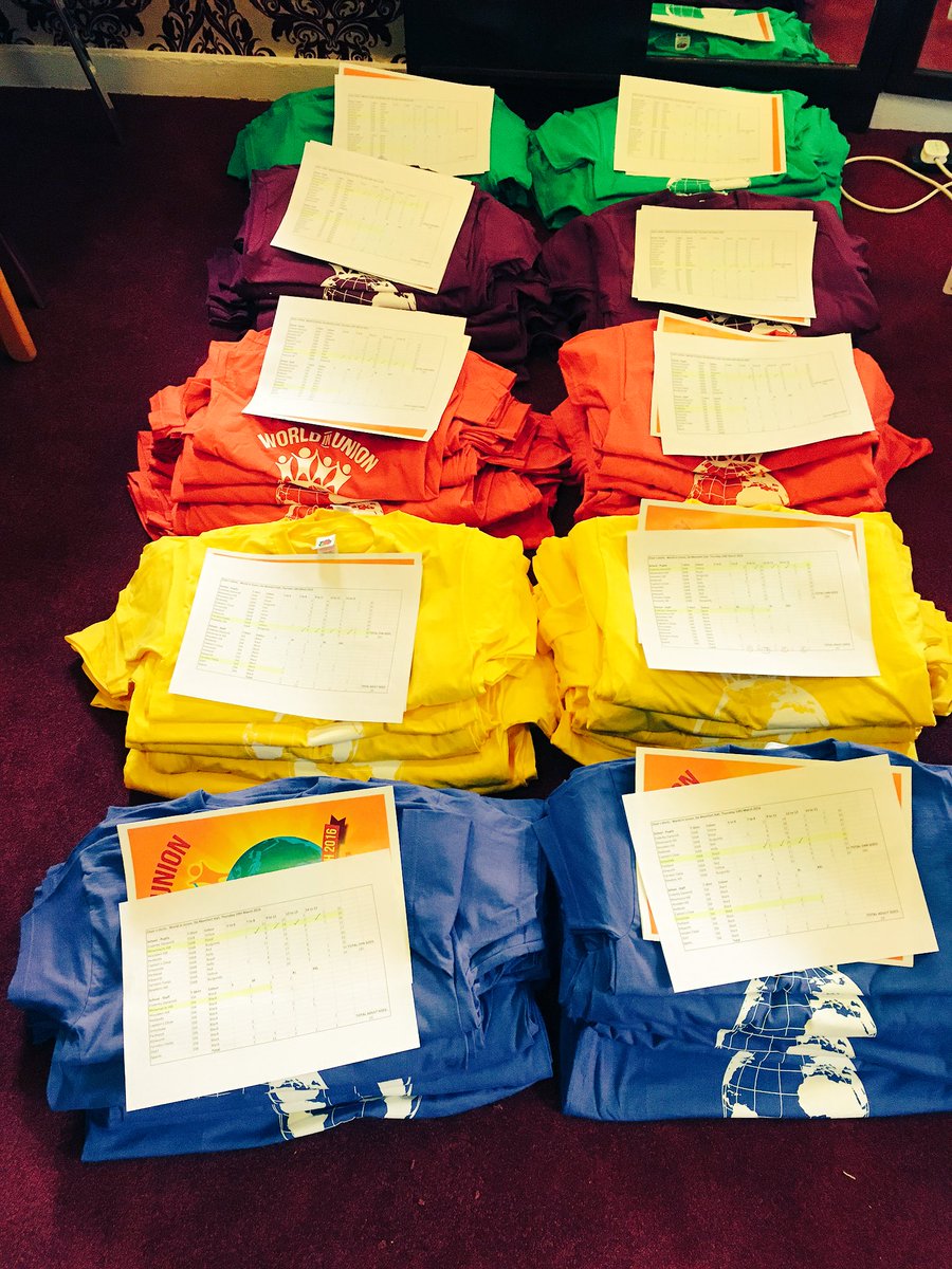 Your special show tshirts are all here & ready for you! 👍😀 #WorldInUnion #DiscoverySchools