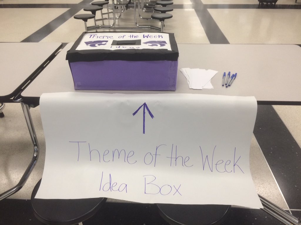 HaleyBauer16's tweet photo. Vote for Theme of the Week for Spring Sports at lunch today. @RunyonLee https://t.co/f4hfwM8rzt