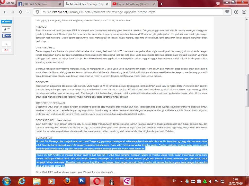 Review Promo <a href="/MFRofficial/">avkor</a> ( OPPOSITE ) by: <a href="/irsnetwork/">IRS Tax Relief Network</a> \M/
#MIXERIUSprods #ExtremeMusickForMisteriusPeople :)