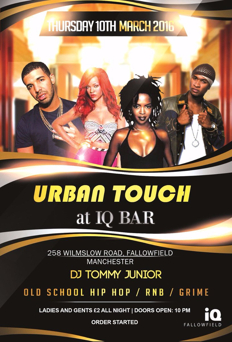 IQFallowfield's tweet photo. Following the football tonight we have the launch of our 'Urban Touch' with DJ Tommy Junior https://t.co/G5wDYkmvVT