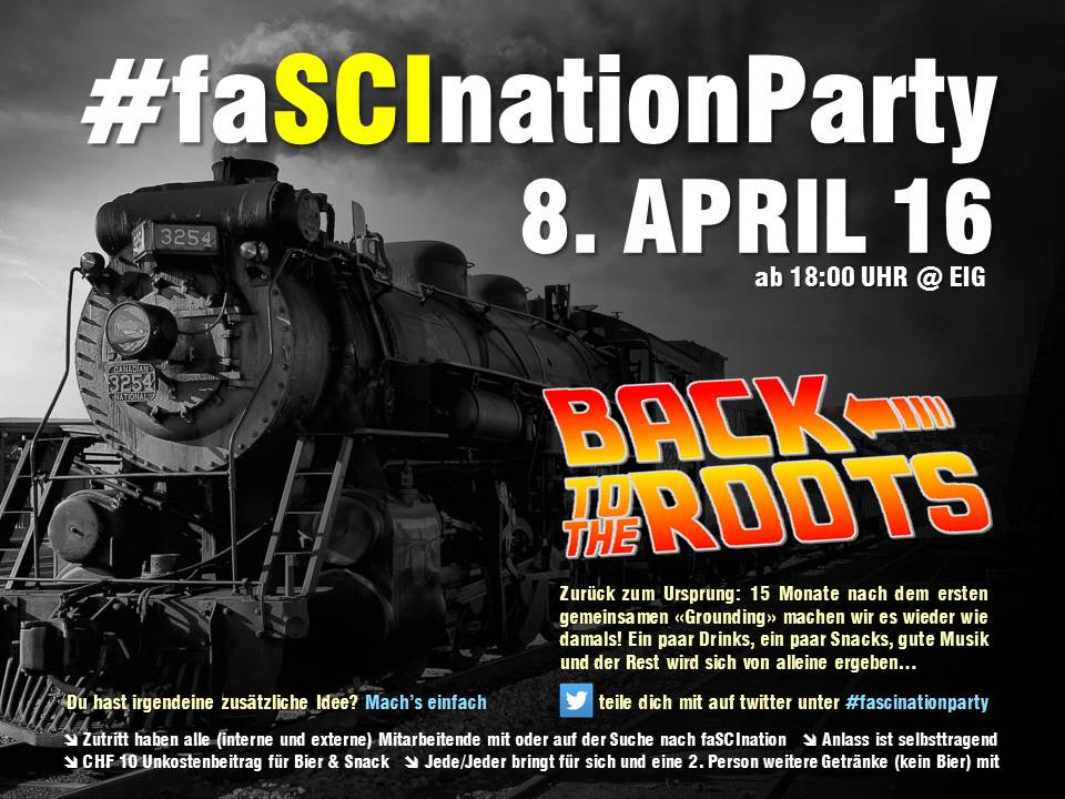 faSCIparty's tweet photo. Druckfrisch der offizielle Flyer für die nächste #faSCInationParty https://t.co/3LfOE0gxZc