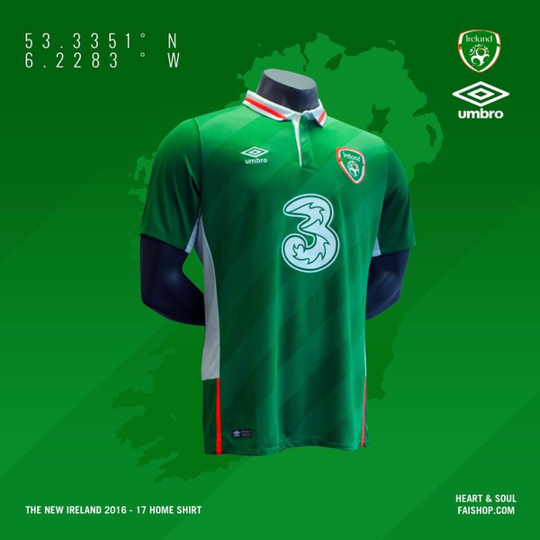 republic of ireland euro 2016 kit