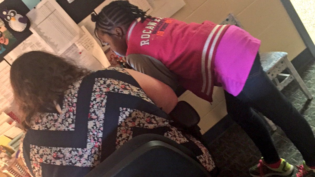 One of my favorite things to see in the mornings–a meeting of the minds... #mentorship #youmatter #ALLinforourkids 💜