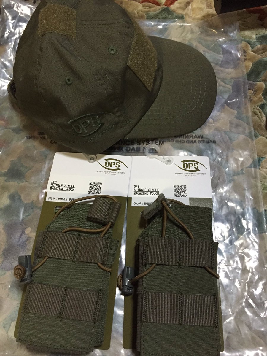 Felix_zzz_'s tweet photo. UR-tactical [OPS]

・オープントップ
5.56マガジンポーチ×2
１個1,8k
・ベースボールキャップ、1,5k
両方新品未使用品です。
全部セットで送料無料です。
#ミリタリー物販 #URtactical https://t.co/2zjLZ6NrK4