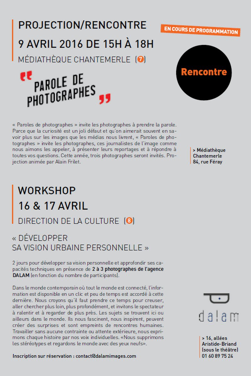 Corbeil91100's tweet photo. Le festival photo @loeilurbain vous propose un workshop avec @Dalam_Images 
https://t.co/ddS08hOgZU #LoeilUrbain https://t.co/14CreaNqmX