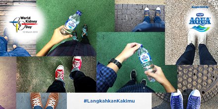 sehatAQUA's tweet photo. RT untuk mendukung #HariGinjalSedunia dengan selalu menerapkan gaya hidup sehat sekarang! #LangkahkanKakimu #WKD_ID https://t.co/XfiA8zj8xh