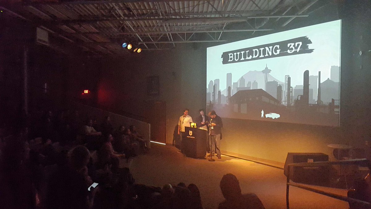 UWStoutGDD's tweet photo. @uwstout's @TwoHatGames presenting #Building37 to @igdatc https://t.co/VJhb03LpCL