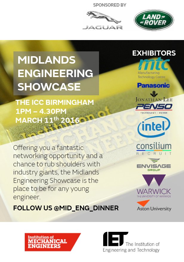 mid_eng_dinner's tweet photo. It's almost time to get #suitedup, but before that come to the #MidlandsEngineeringShowcase! https://t.co/PAHEUlzupO https://t.co/zDLYFzPKdn