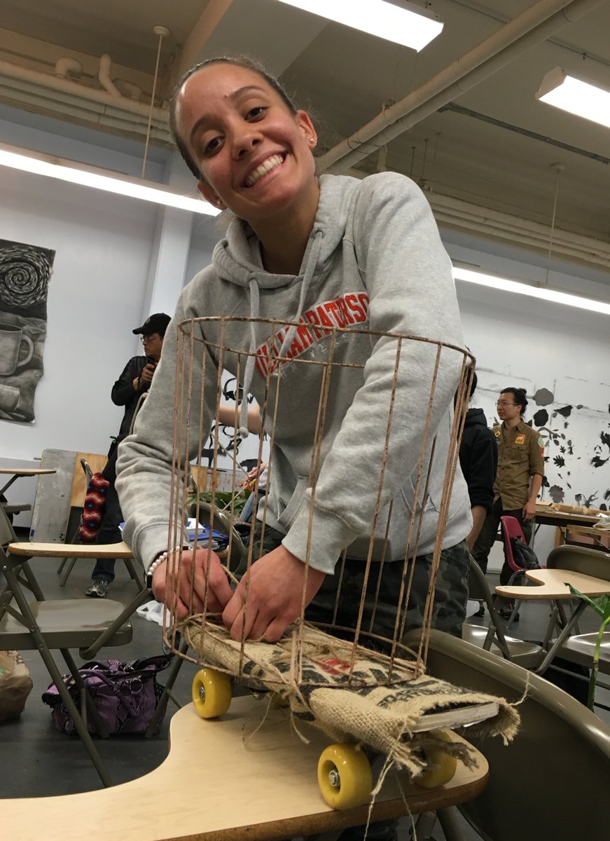 Students turn junk into gardens with artist <a href="/tattfoo/">Tattfoo</a>! Thanks <a href="/JamesMONeill/">James O'Neill</a>! northjersey.com/news/environme… <a href="/wpunj_edu/">William Paterson University</a>