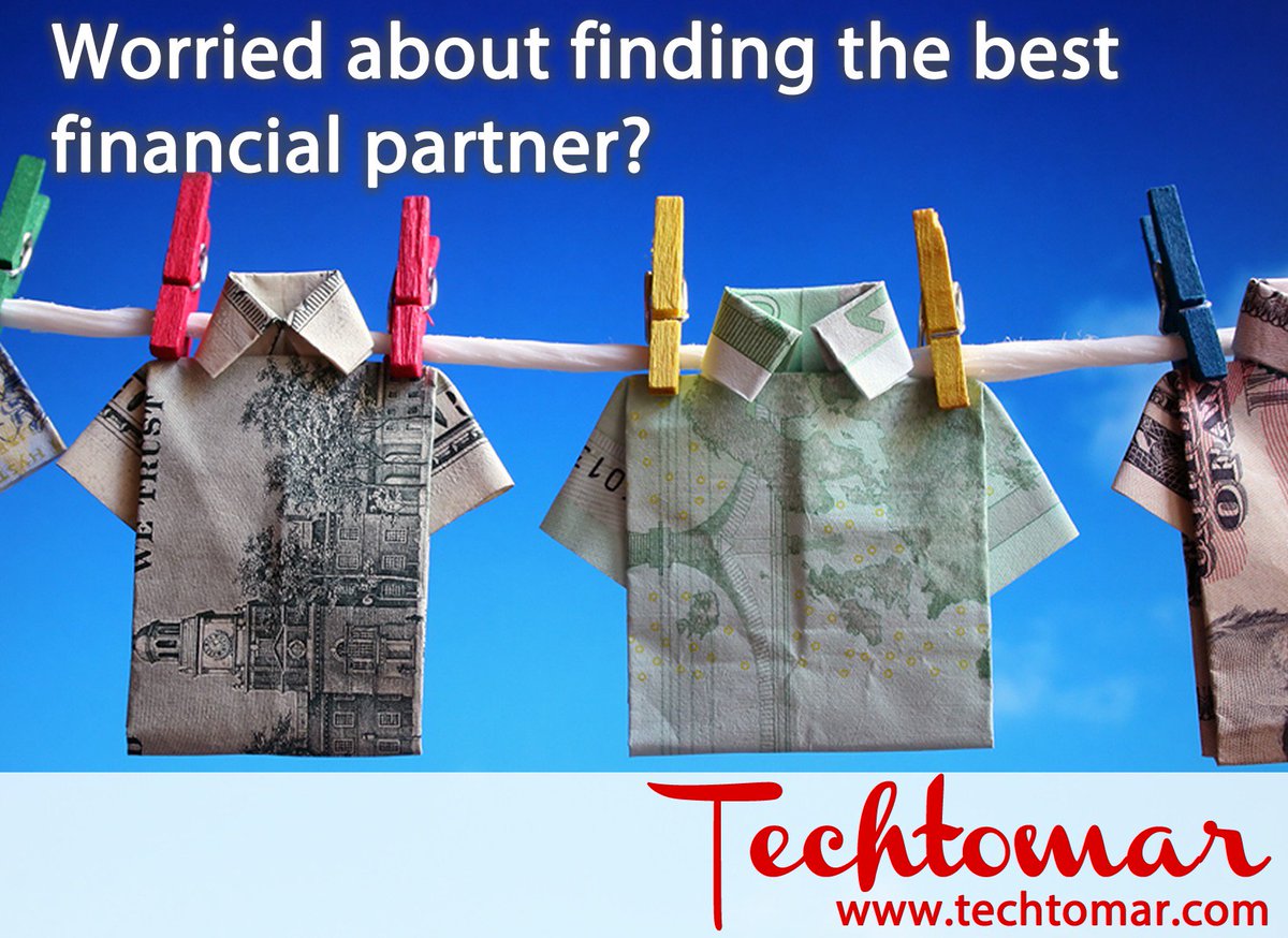techtomar's tweet photo. Worried about finding the best financial partner? #Techtomar https://t.co/rk0zCWfgf4 https://t.co/tKcNm3APjw