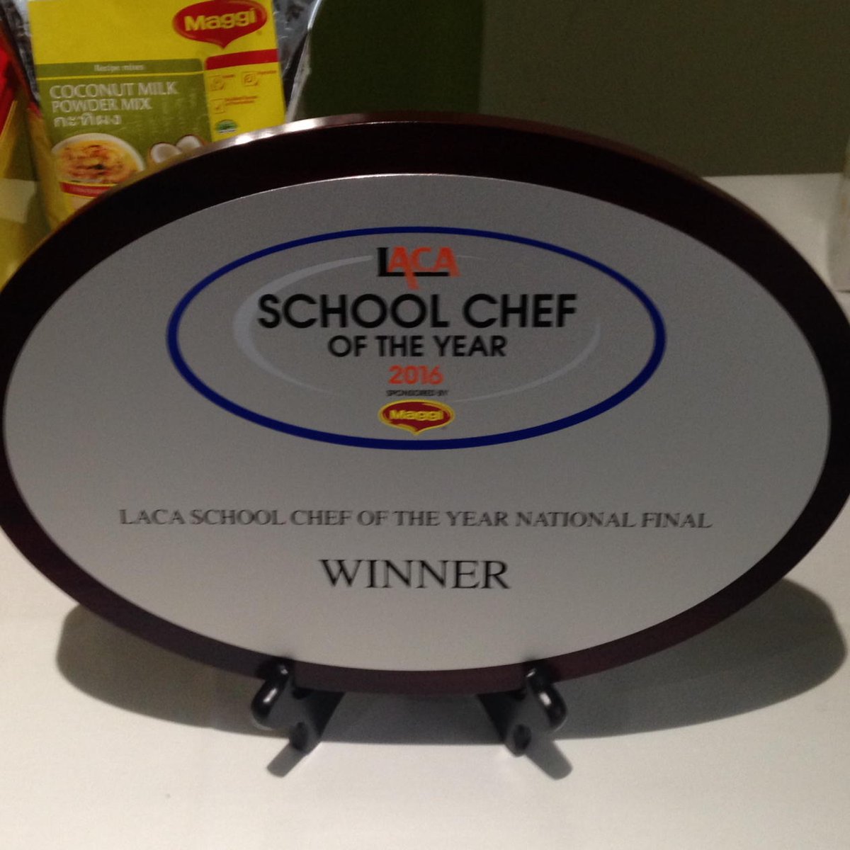 KateyPigden's tweet photo. Good look to all the school chefs taking part today. Who will be crowned national #SCOTY2016? @LACA_UK https://t.co/OoHAczkeDw