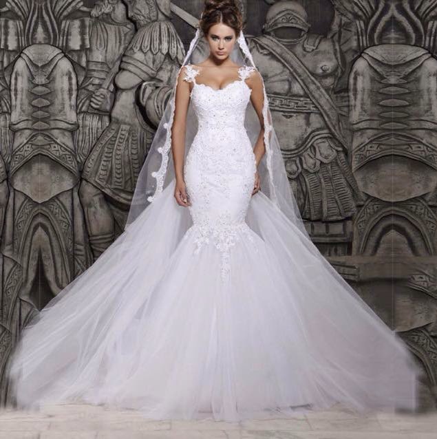 Stunning mermaid wedding dress. Made to measure. #wedding #dress ❤️£175❤️