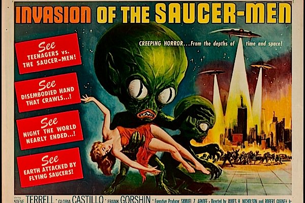 iamalienoddity's tweet photo. Invasion Of The Saucer-Man #invasion #saucerman #alien #oldtime #oldtimemovieposter #movie #movieposter #quality https://t.co/k2CoYwKEGS