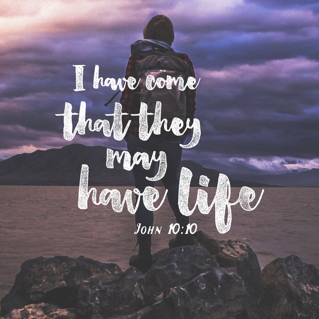 Connect_MA's tweet photo. The thief comes only to steal and kill and destroy; I have come that they may have life… https://t.co/7eIJBj6tjd https://t.co/gmkyHTDXMS