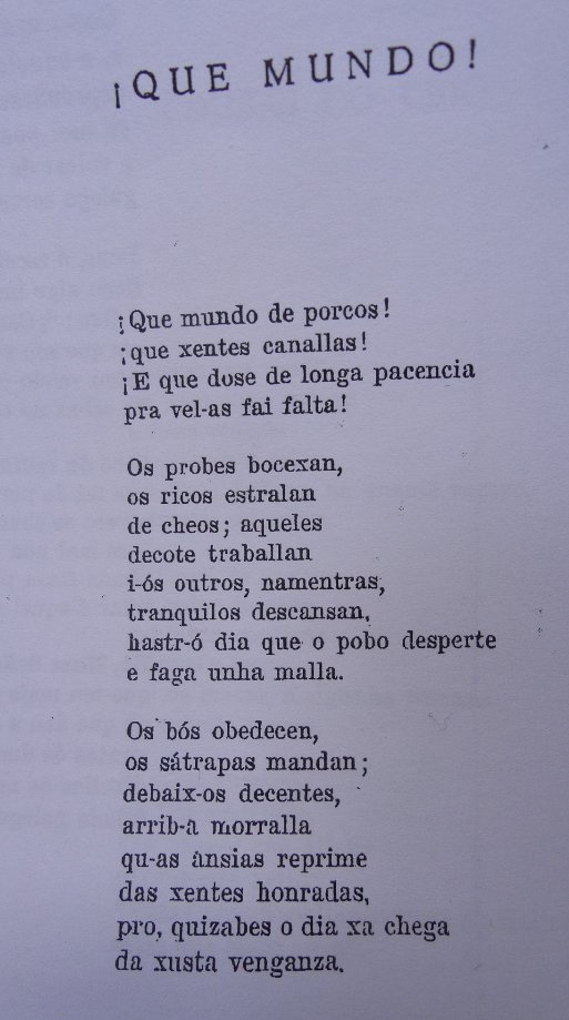 Avelino1897's tweet photo. Que mundo!
Versos sobre a #fealdade e o #desprezable:
contra o mundo inmundo e a morralla vil;
contra a #tiranía. https://t.co/C2wwTcinHx