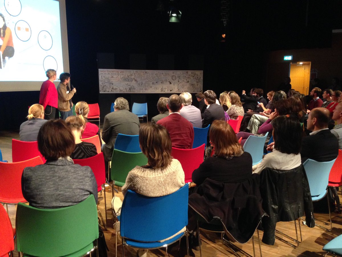 Unveiling of #opensketching #openeducationwk #pictureyourselfopen