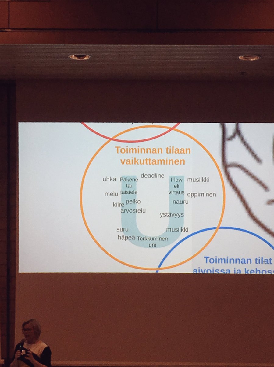 krizede's tweet photo. Musiikki ja nauru keinoja päästä aivoissa flow-tilaan. Hyötyä työympäristöihin? @minnahuoti #HHtulevaisuusfoorumi https://t.co/jbp55dCniO