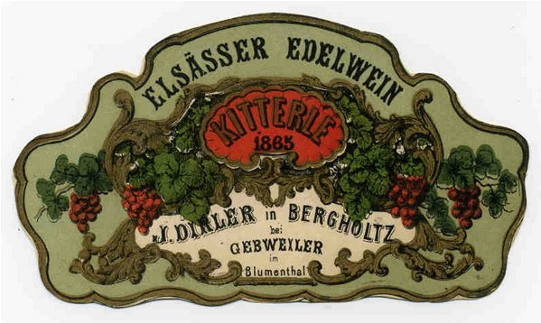 drinkAlsace's tweet photo. #tbt 19th-century label from Dirler-Cade #Alsace #lovelylabels https://t.co/S8eapxTWYb https://t.co/PwEDrd0bRS