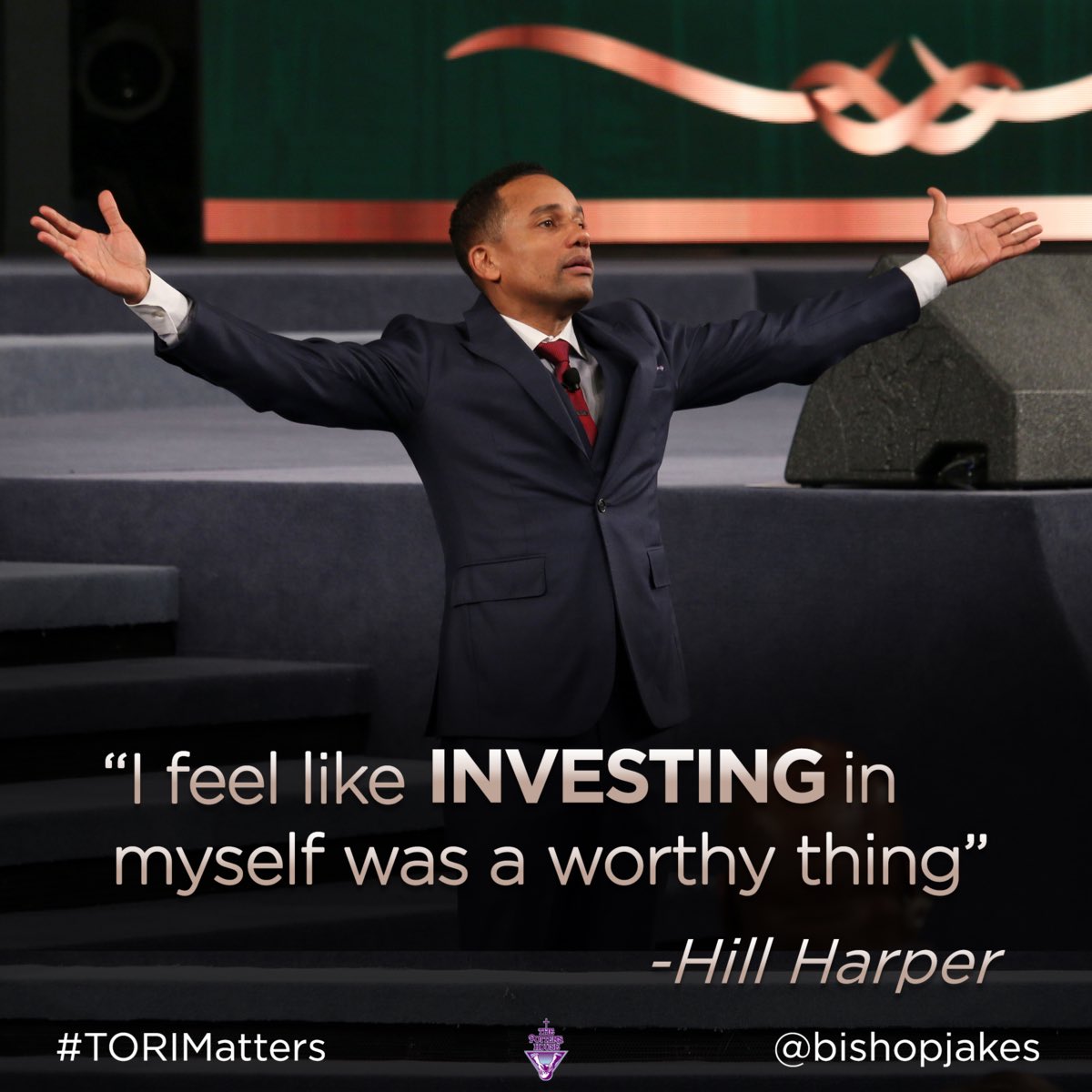 BishopJakes's tweet photo. Have you invested in yourself lately? Investment is key to success. #TORIMatters @hillharper https://t.co/9jaj5xqXxr