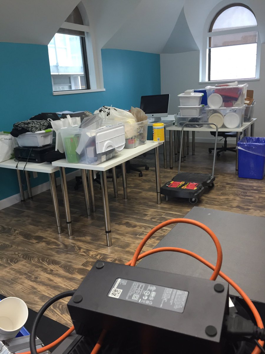 HackworksInc's tweet photo. We've renovated! And are moving in! #NotQuiteThereYet #WorkInProgress #Hackworks https://t.co/M2zAaOtRwm