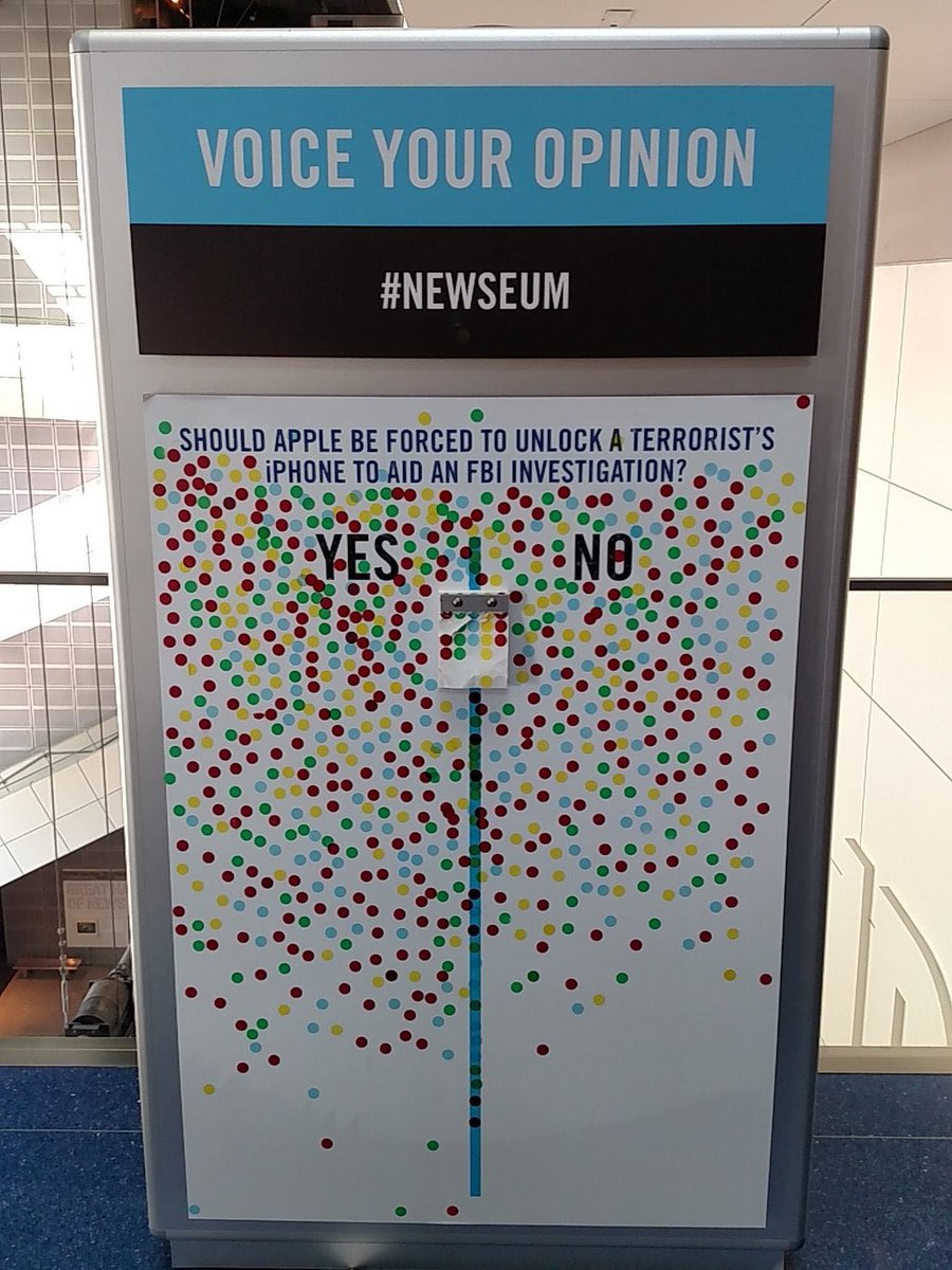 1stForAll's tweet photo. Consider the tough questions & find your own answers at the #Newseum. #museuminfluence (📷 : @LukeBMurphy) https://t.co/Y5m8BrlfHJ