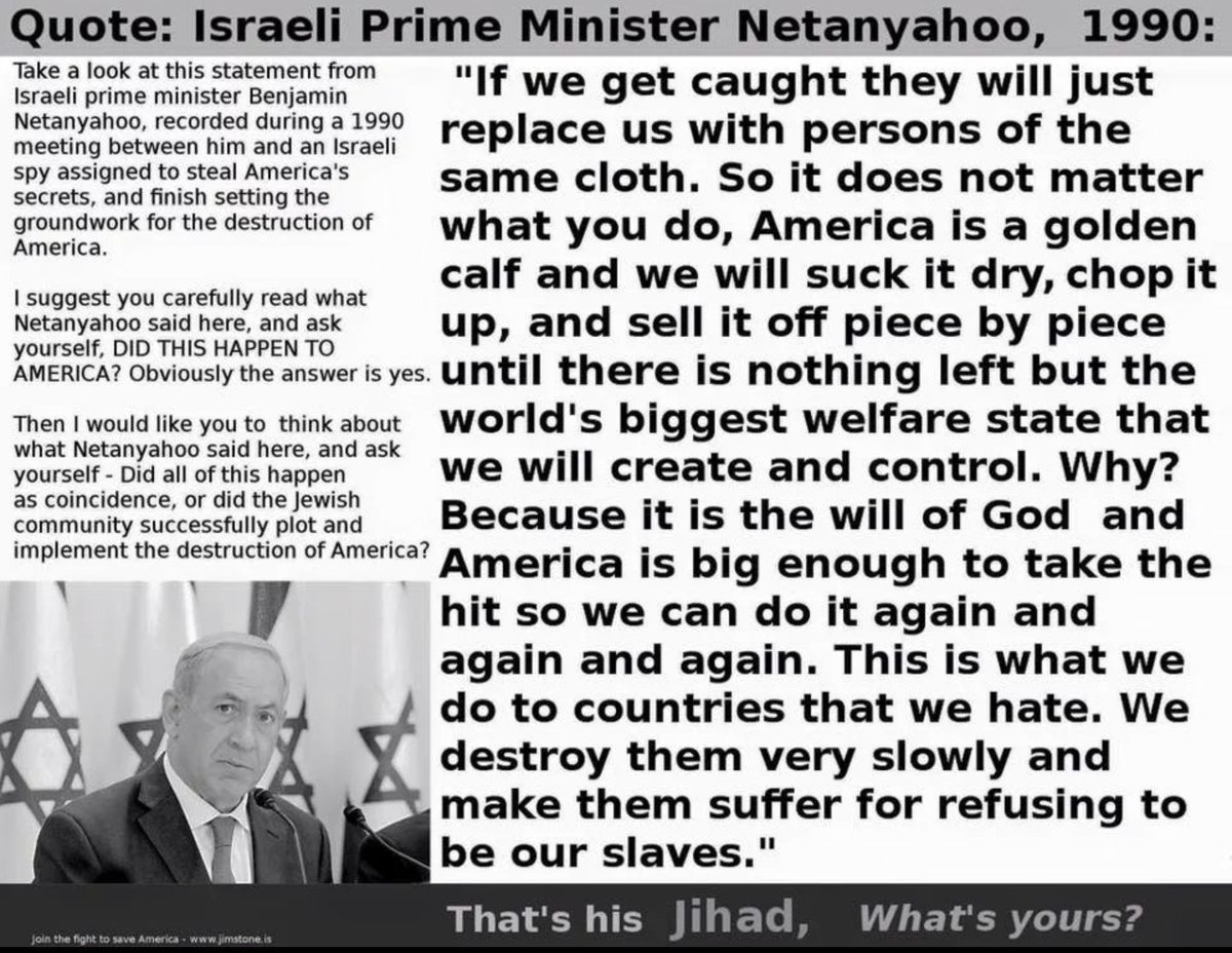 tony666cuban's tweet photo. No such thing as a good jew. If they are in position of power, may the gentile people strip them of it & expel them https://t.co/5iOuBNgaKb