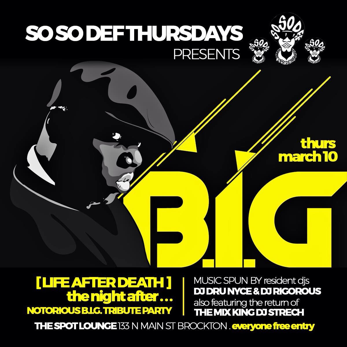 DJStrech_'s tweet photo. Tonight @DJDruNyce X @DJStrech_ x @DJRigorous For #Sosodefthursdays https://t.co/yPOUfM8Edi