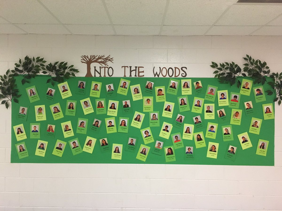 It's the day of the show!! #engage109 #intothewoods #cmsmusical