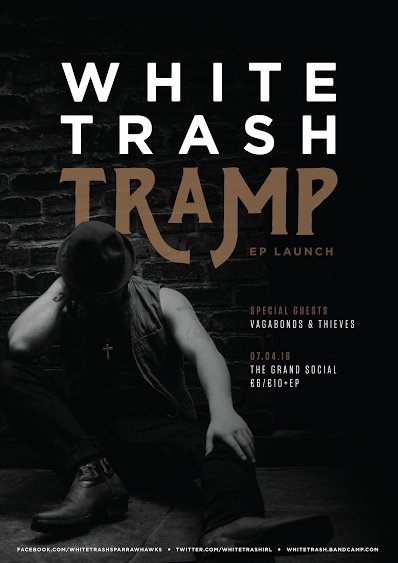 **TRAMP EP LAUNCH**

Come party with us at <a href="/TGSDublin/">The Grand Social</a> ! 

#WhitetrashTramp 

facebook.com/events/5756592…