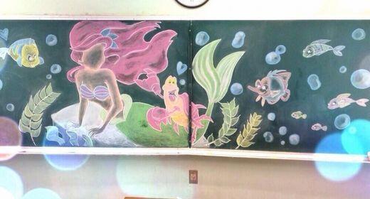 ディズニープリンセス V Twitter この黒板 消す勇気ない 同じ気持ちの人ｒｔ T Co Jxstre3ftl Twitter