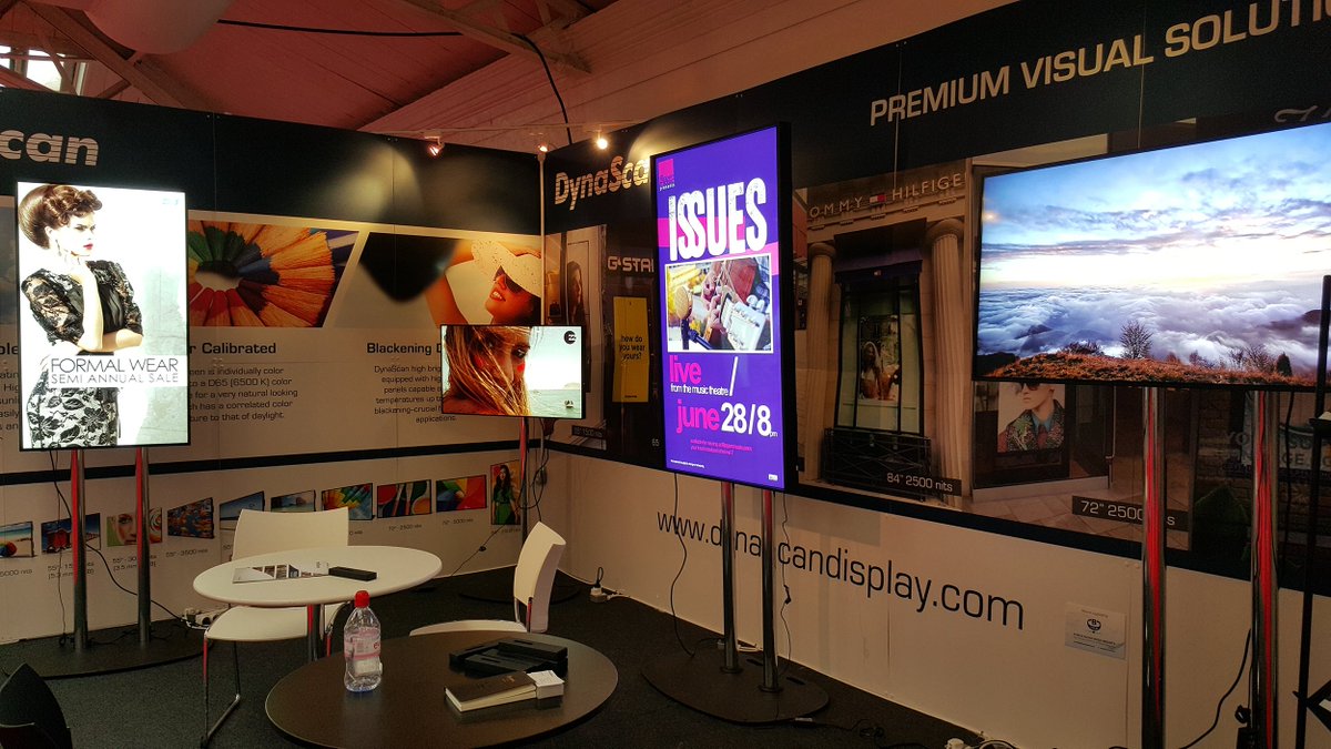 ArcstreamAV's tweet photo. #Swish looking booth @dynascan! Looking forward to seeing more of these this summer #RDE2016 #sunreadable #popups https://t.co/71zjC76uV4