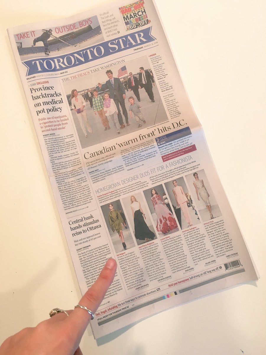 JillianVieira's tweet photo. Our story made front page! (We work for them but still 🙃) @Laura_deCarufel @ranisheen @KathrynHudson @CarlyOstroff https://t.co/b3jrlD5bGJ