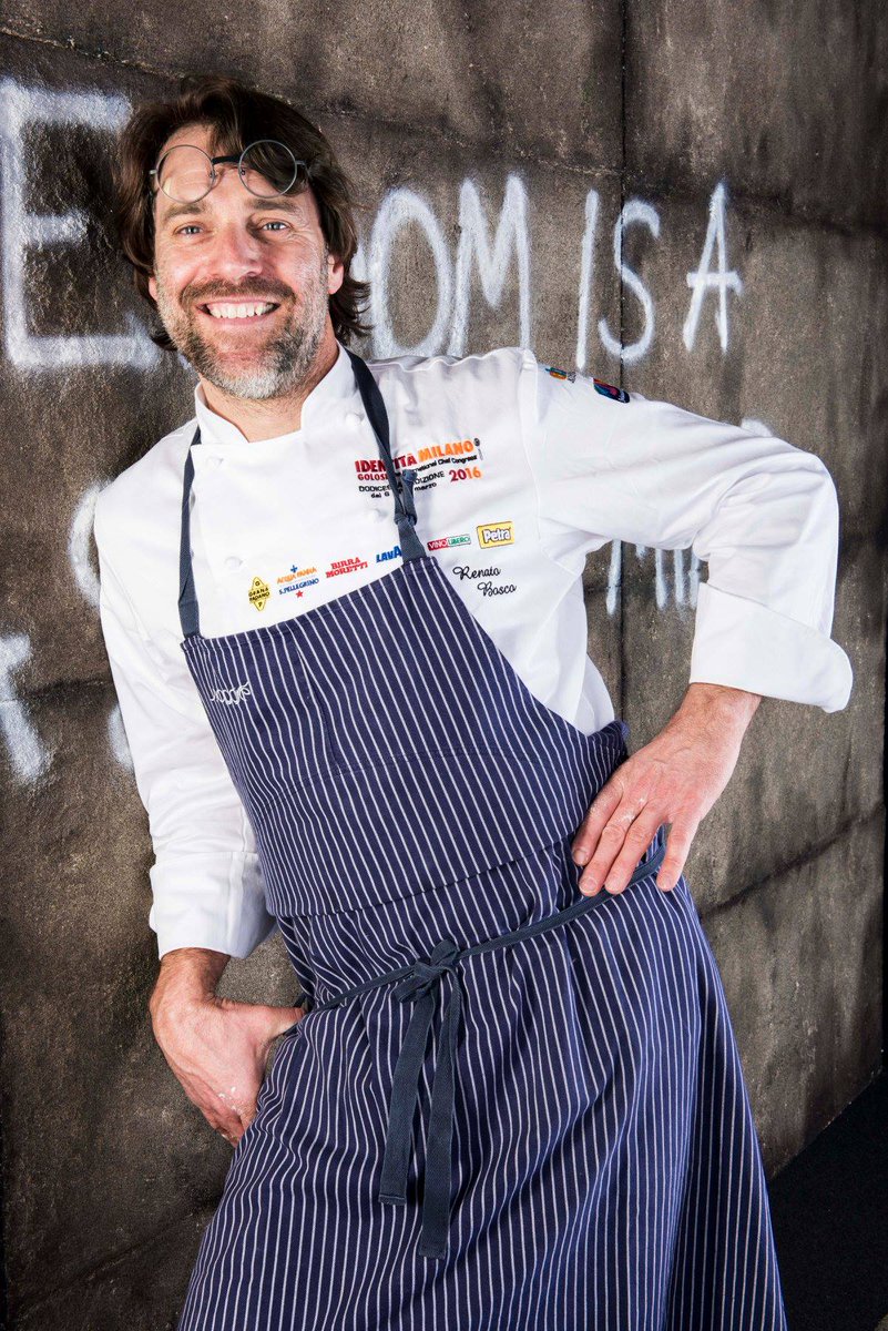 #RenatoBosco @pizzadare nella foto indossa giacca Bragard personalizzata per #IGmi16 (Brambilla Serrani) #beyourbest