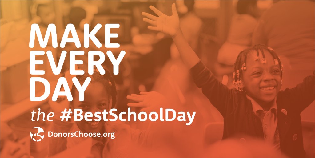Melinda French Gates (@melindagates) on Twitter photo Join Bill & me in making every day the #BestSchoolDay for students & support <a href="/DonorsChoose/">DonorsChoose</a>. donorschoose.org Join Bill & me in making every day the #BestSchoolDay for students & support <a href="/DonorsChoose/">DonorsChoose</a>. donorschoose.org