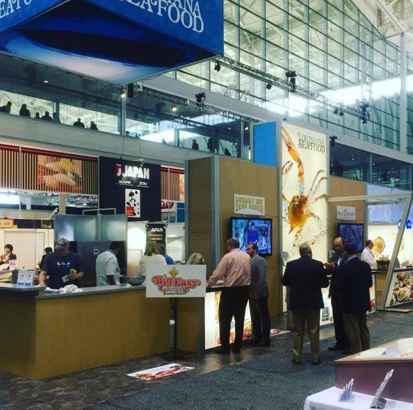 SynergyDG's tweet photo. This years Seafood Expo North America was a success! #SENA2016 See you next year #SENA! Great job to our clients! https://t.co/vguT9NV7vR