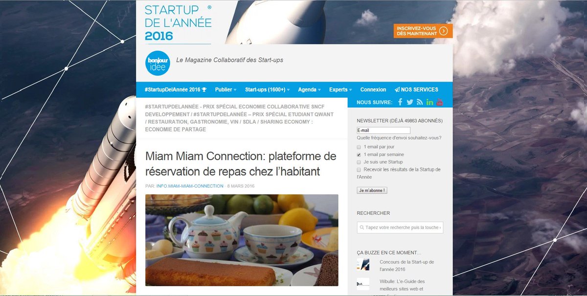 MiamMiamCo's tweet photo. Article de Miam Miam Connection sur le mag Bonjour Idée
https://t.co/19VyR1en79
#presse #foodies #recettes  #topchef https://t.co/9DIppXh6Zv