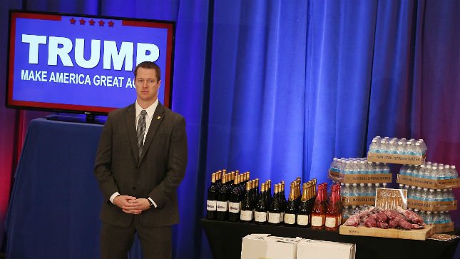 thehill's tweet image. Trump defends use of non-Trump steaks: &quot;I’m not going to kill the cow&quot; | WATCH: hill.cm/KfwBXoH