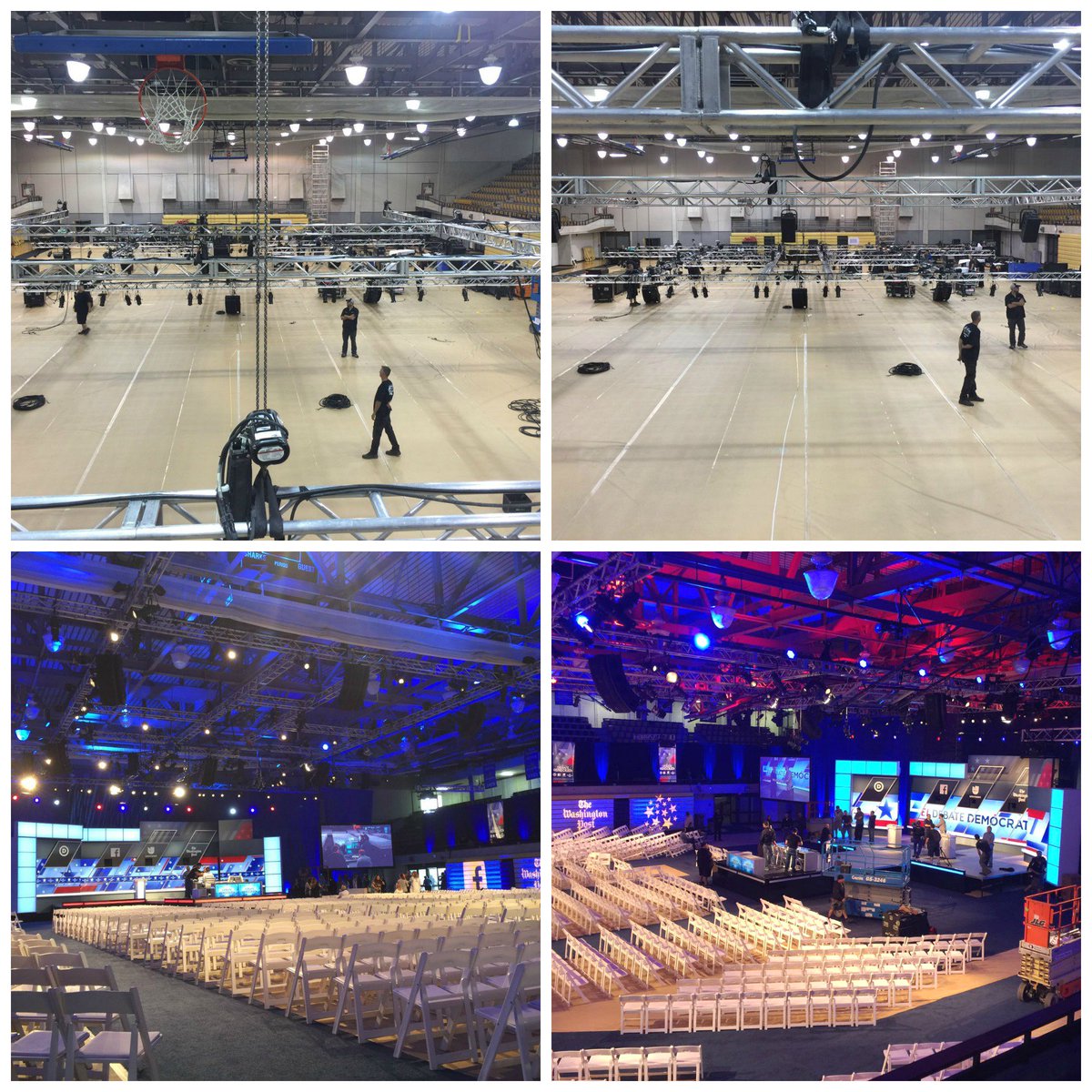 tomcatlatin2's tweet photo. Construccion Debate2016 por Univision #democraticdebate #Univision #truss #estructurasdetruss #tomcat #tomcatlatin https://t.co/eDmzsaVZg6