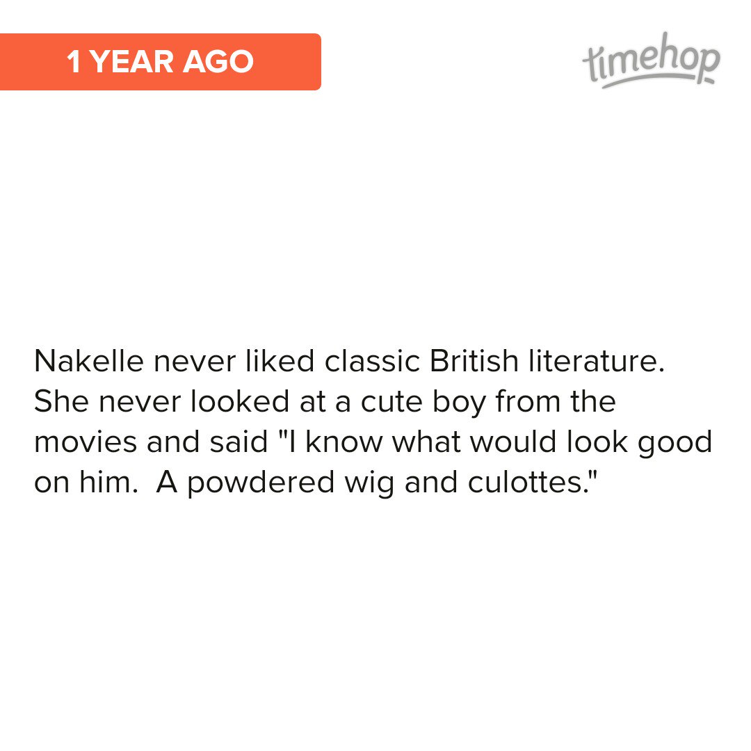 shinybutterbean's tweet image. Exactly 1 year ago today! via @timehop #writingsamples