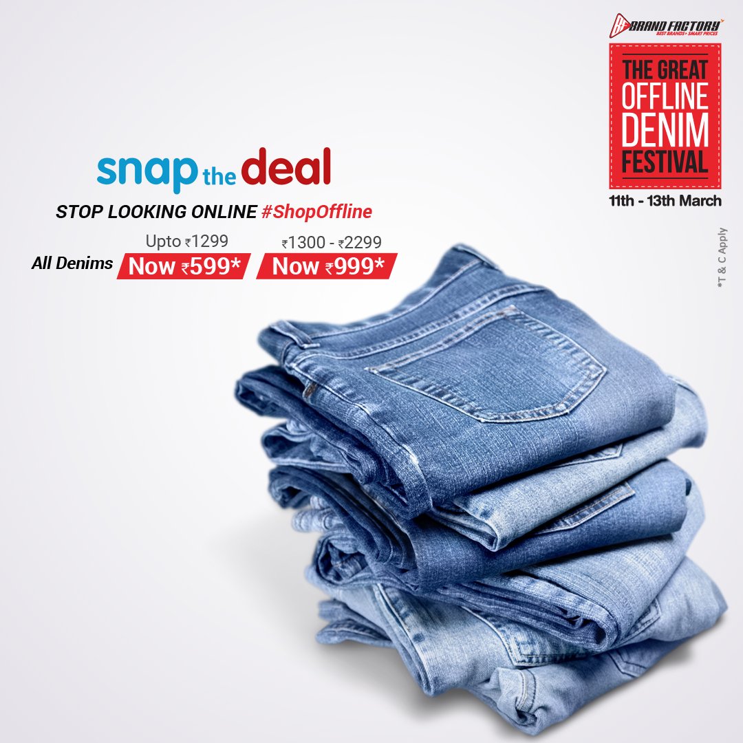 brand factory offers on jeans online